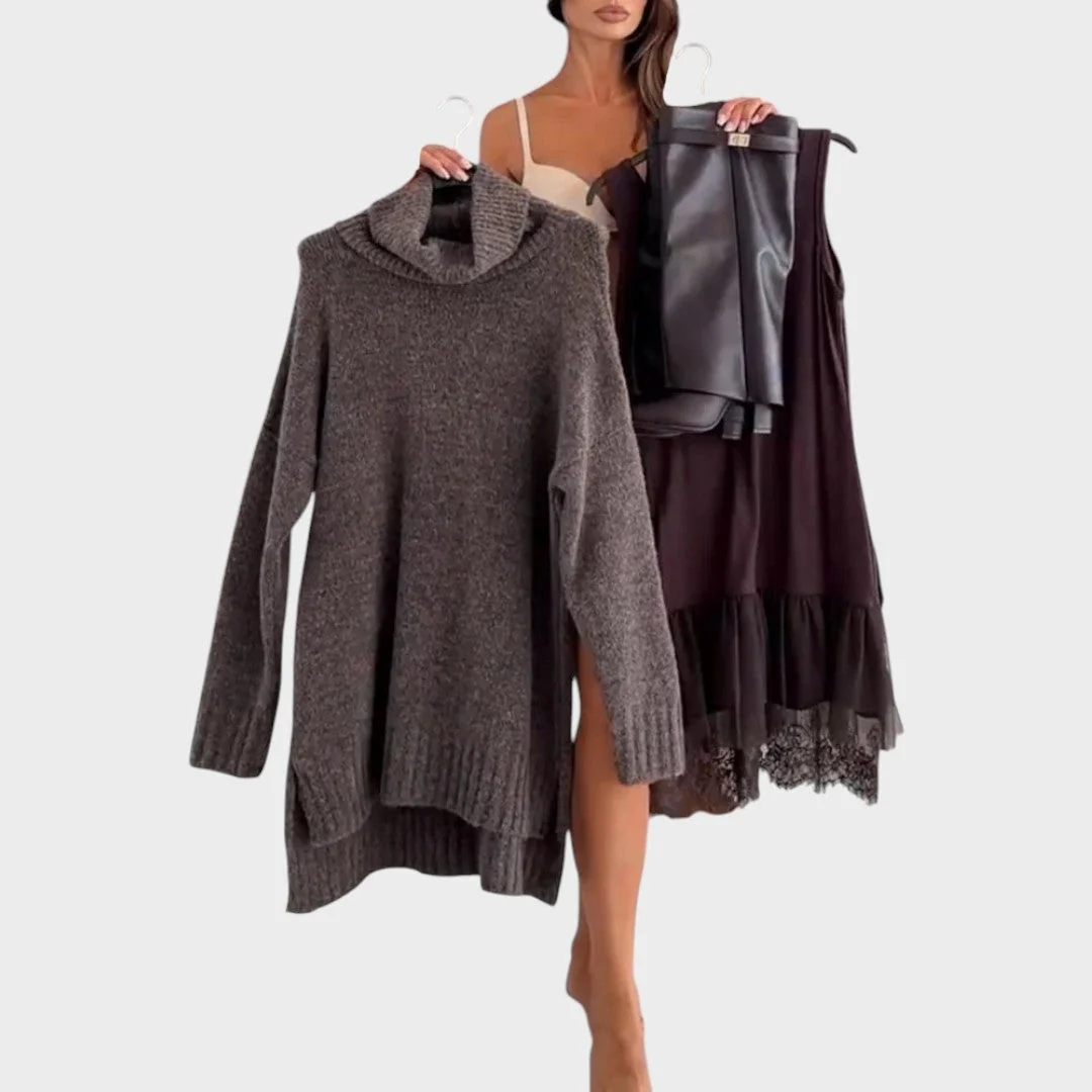 Aurora | Conjunto de Suéter y Vestido - Imagen 8
