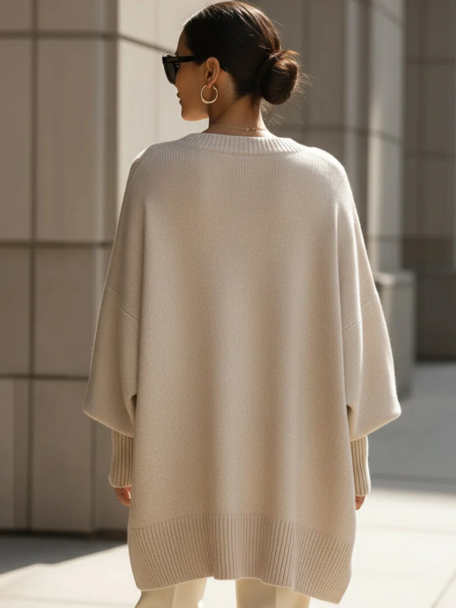 Anneta | Suéter tipo poncho de gran tamaño - Imagen 5