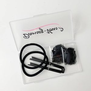 Kit Redecilla Negra y Horquillas Moño