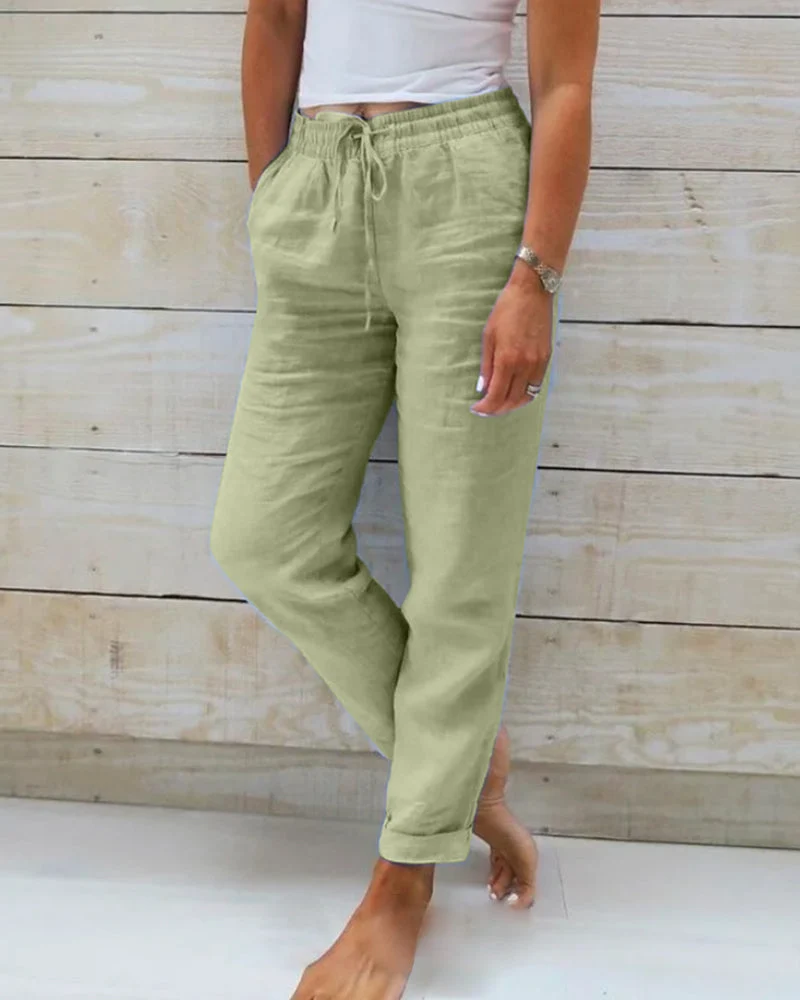 PANTALÓN ESTERALDA CON CINTURA ELÁSTICA - Imagen 6