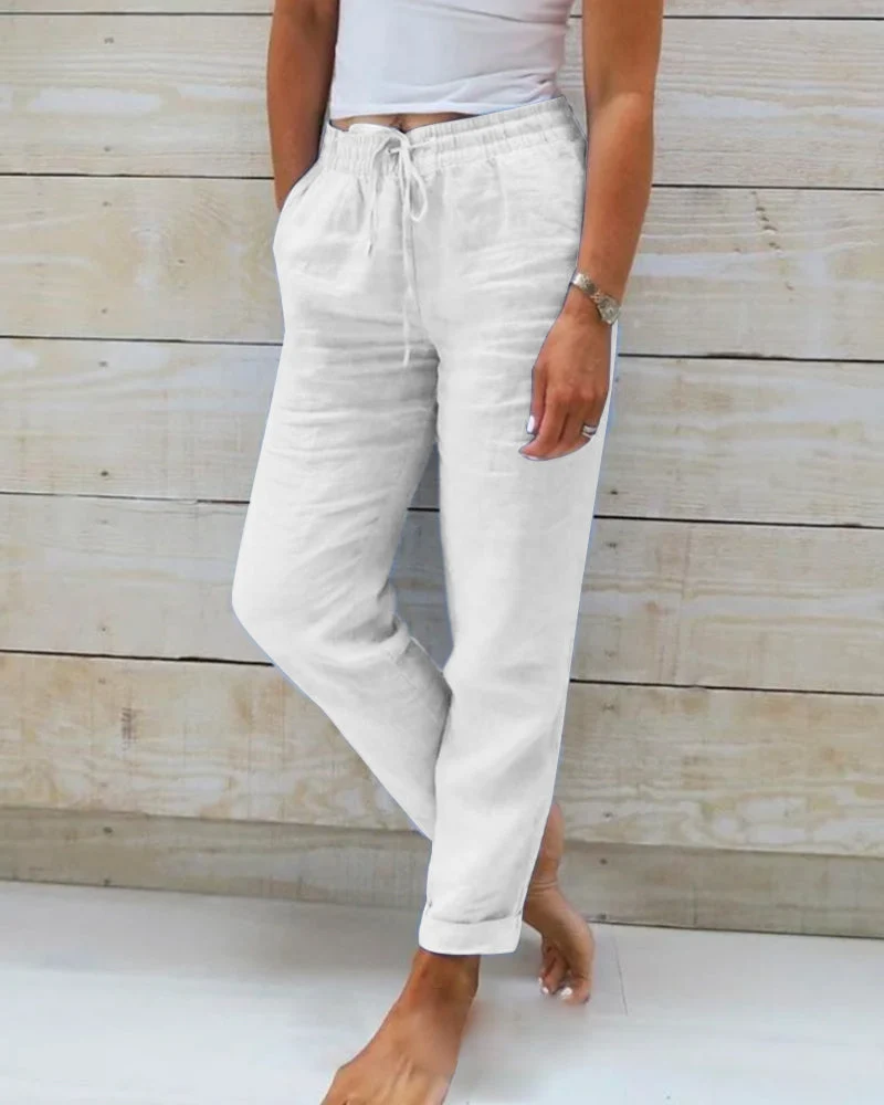 PANTALÓN ESTERALDA CON CINTURA ELÁSTICA - Imagen 7