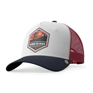 Born to Ride White / Red / Blue