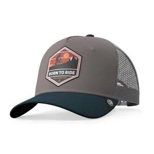 Born to Ride Grey / Blue