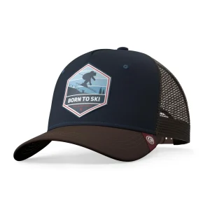 Born to Ski Blue / Brown