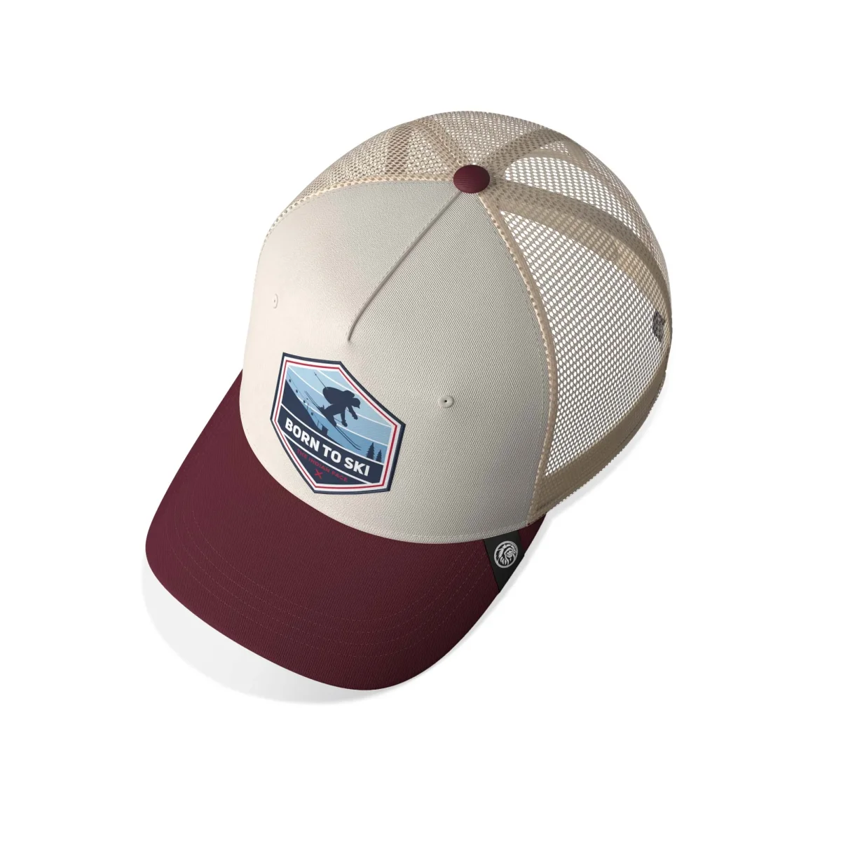 Born to Ski Brown / Grey / Red - Imagen 4