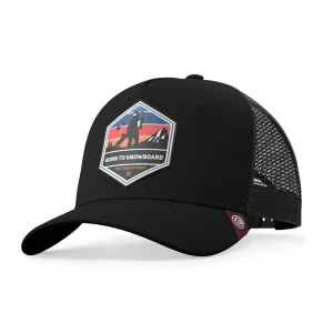 Born to Snowboard Navy Blue