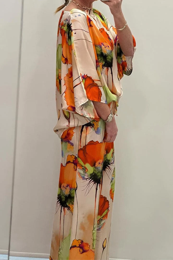 Silvia™ Conjunto de dos piezas con estampado elegante - Imagen 9