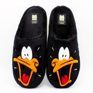 Zapatilla DE HOMBRE para casa descalza de algodón del PATO LUCAS
