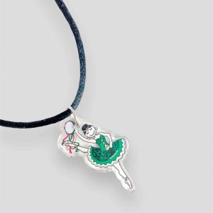Colgante de ballet Esmeralda
