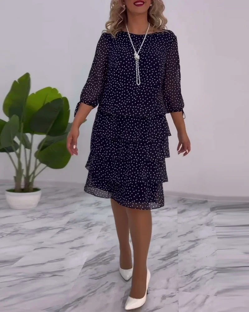 Auterelle | Vestido elegante con lunares - Imagen 8