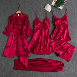 Helene | Conjunto de pijama de 5 piezas de Mujer