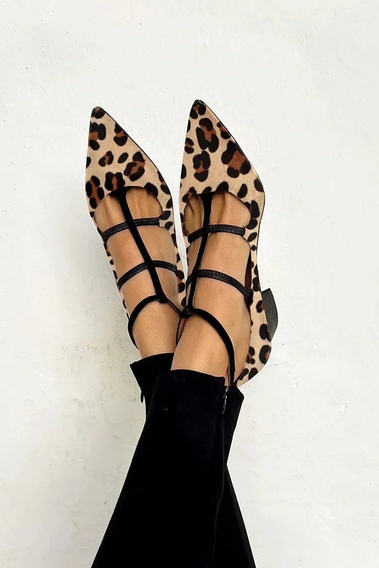 Pina - Zapatillas de Mujer de bailarina con tiras - Imagen 2