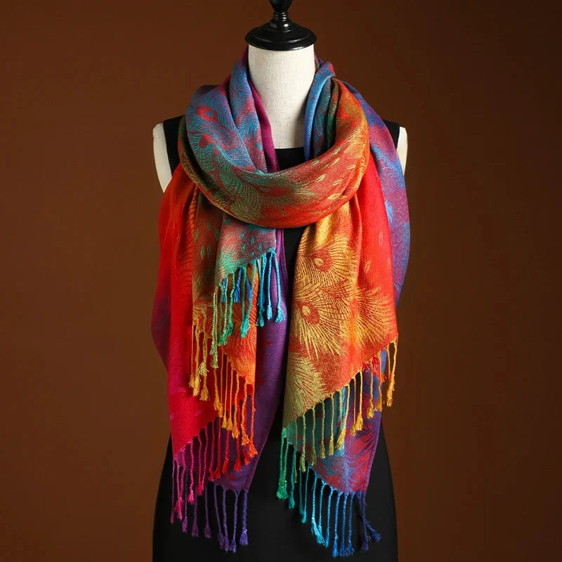 Iris - Bufanda boho chic - Imagen 2