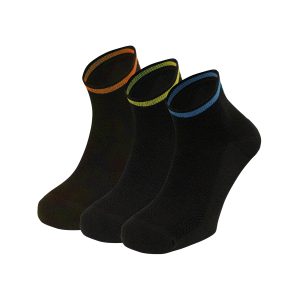 MARLA · Pack 3 calcetines cortos Climatherm para uso activo | Negro