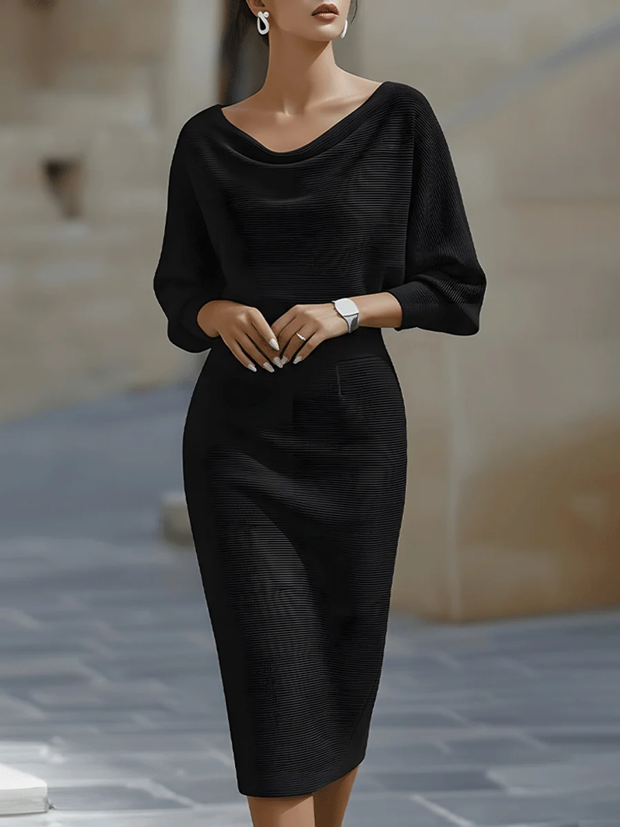 Lydia | Elegante vestido midi para Mujer - Imagen 3