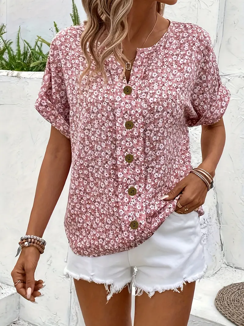 Verna | Blusa elegante con estampado floral - Imagen 4