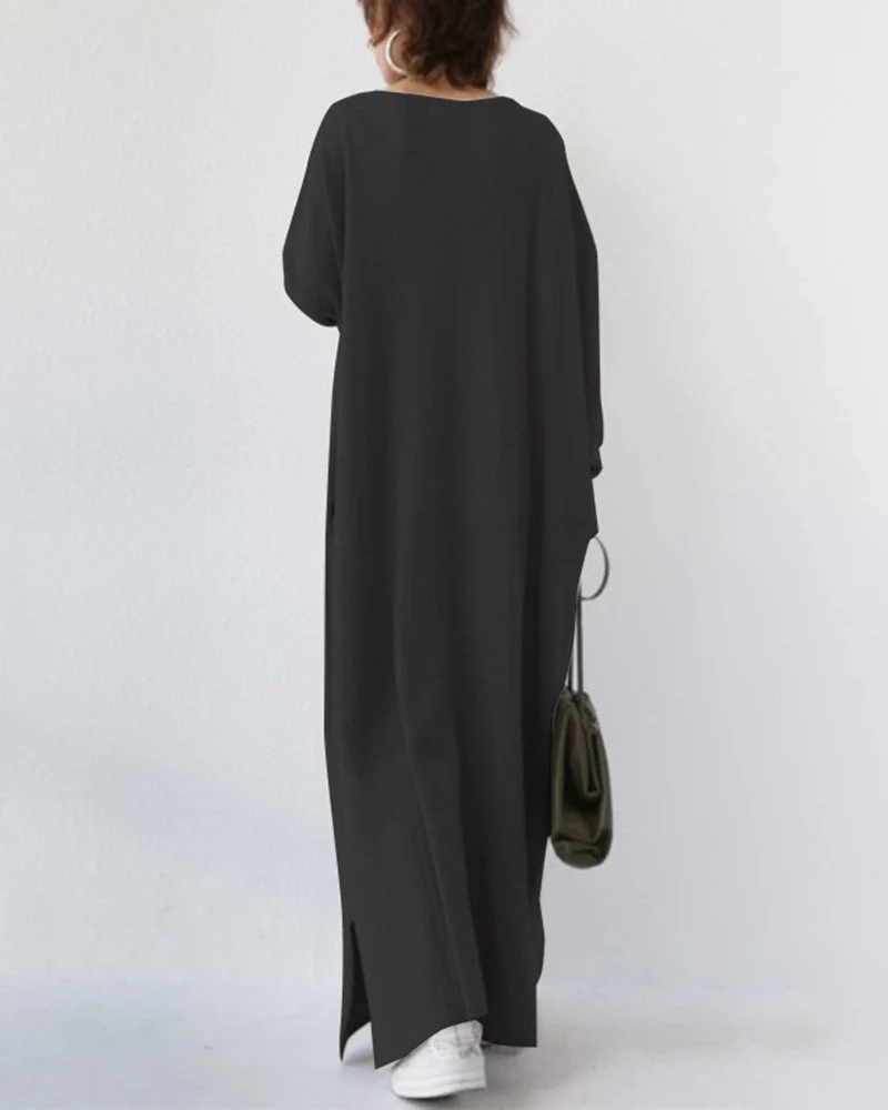 Sofia | Elegante vestido largo de invierno para mujer con mangas largas - Imagen 6