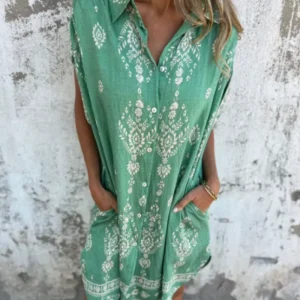 ORONE - VESTIDO HOLGADO ESTAMPADO