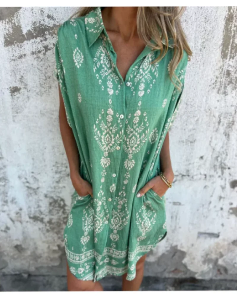 ORONE - VESTIDO HOLGADO ESTAMPADO - Imagen 2