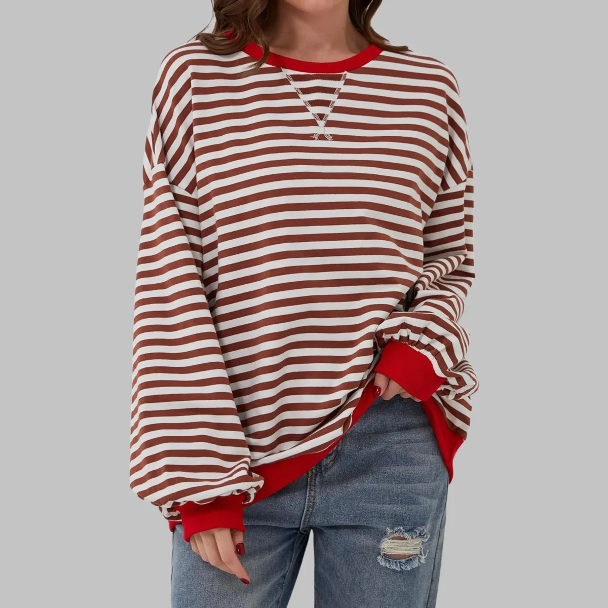 Malin | Jersey de rayas con un toque relajado - Imagen 7