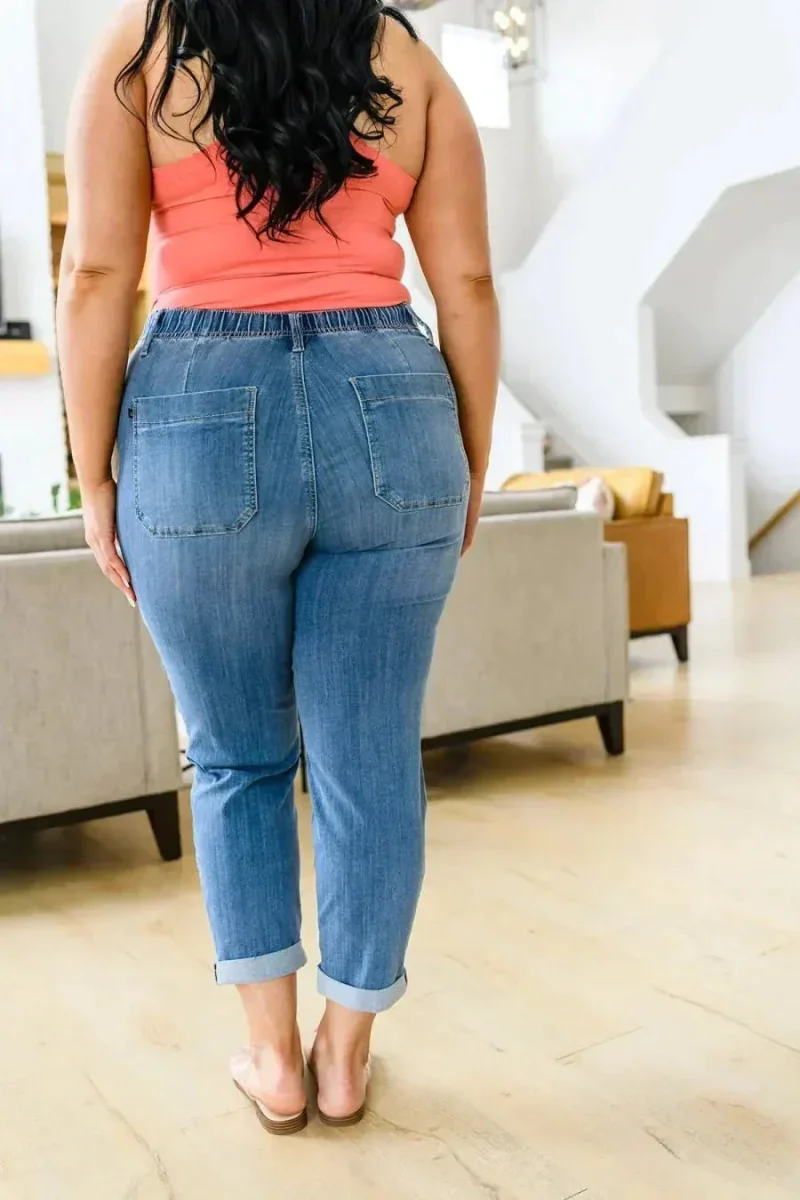 Pantalones de Mezclilla Melissa™ Estilo Jogger - Imagen 5