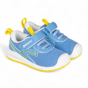 Zapatilla respetuosa de velcro y cintas elasticas