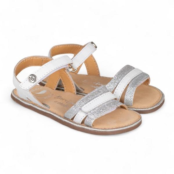Sandalia de piel BAREFOOT en piel con velcro - Imagen 9