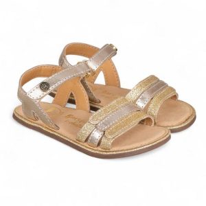 Sandalia de piel BAREFOOT en piel con velcro