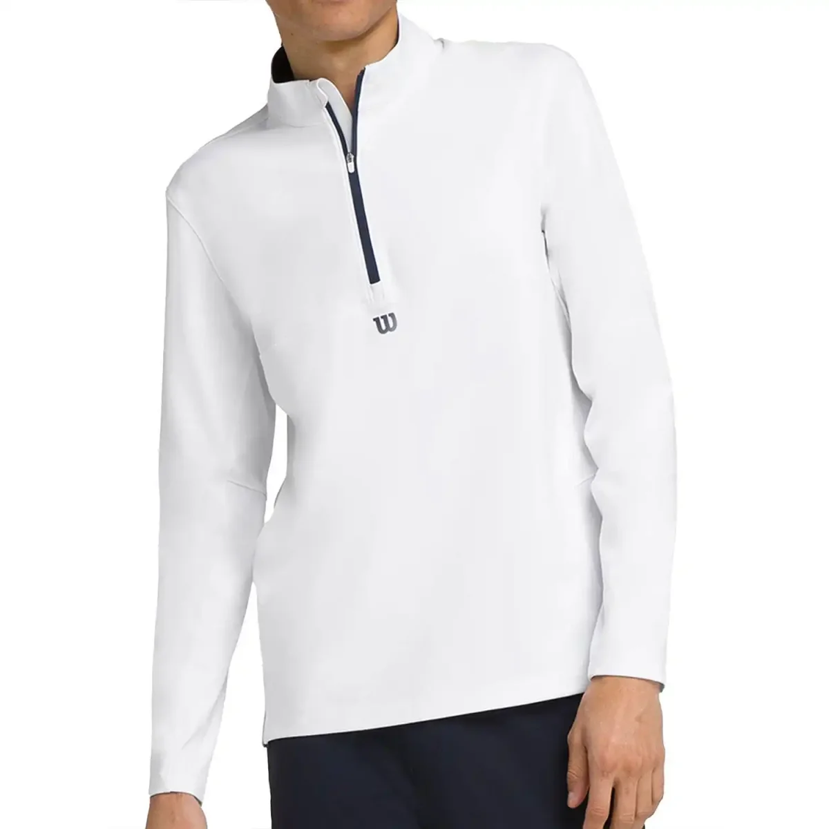 Wilson Elevate Performance Half Zip Blanca - Imagen 2