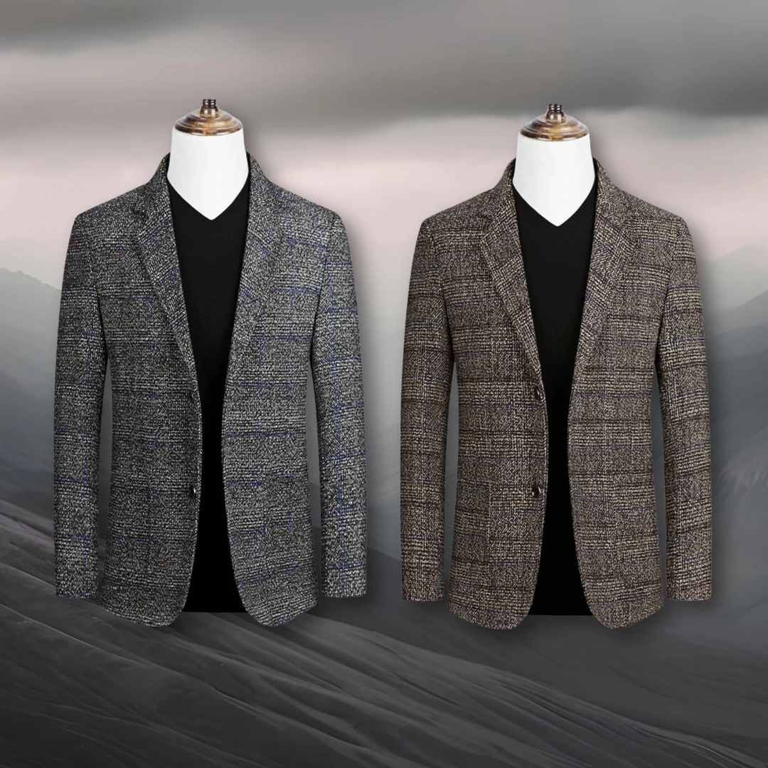 Domenico | Blazer Elegante en Tejido Escocés - Imagen 8