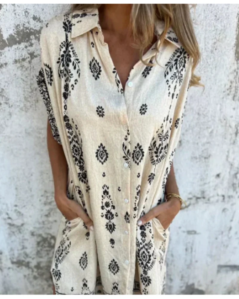 ORONE - VESTIDO HOLGADO ESTAMPADO - Imagen 3