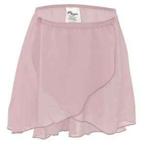 Children chiffon wrap skirt Royal Pink