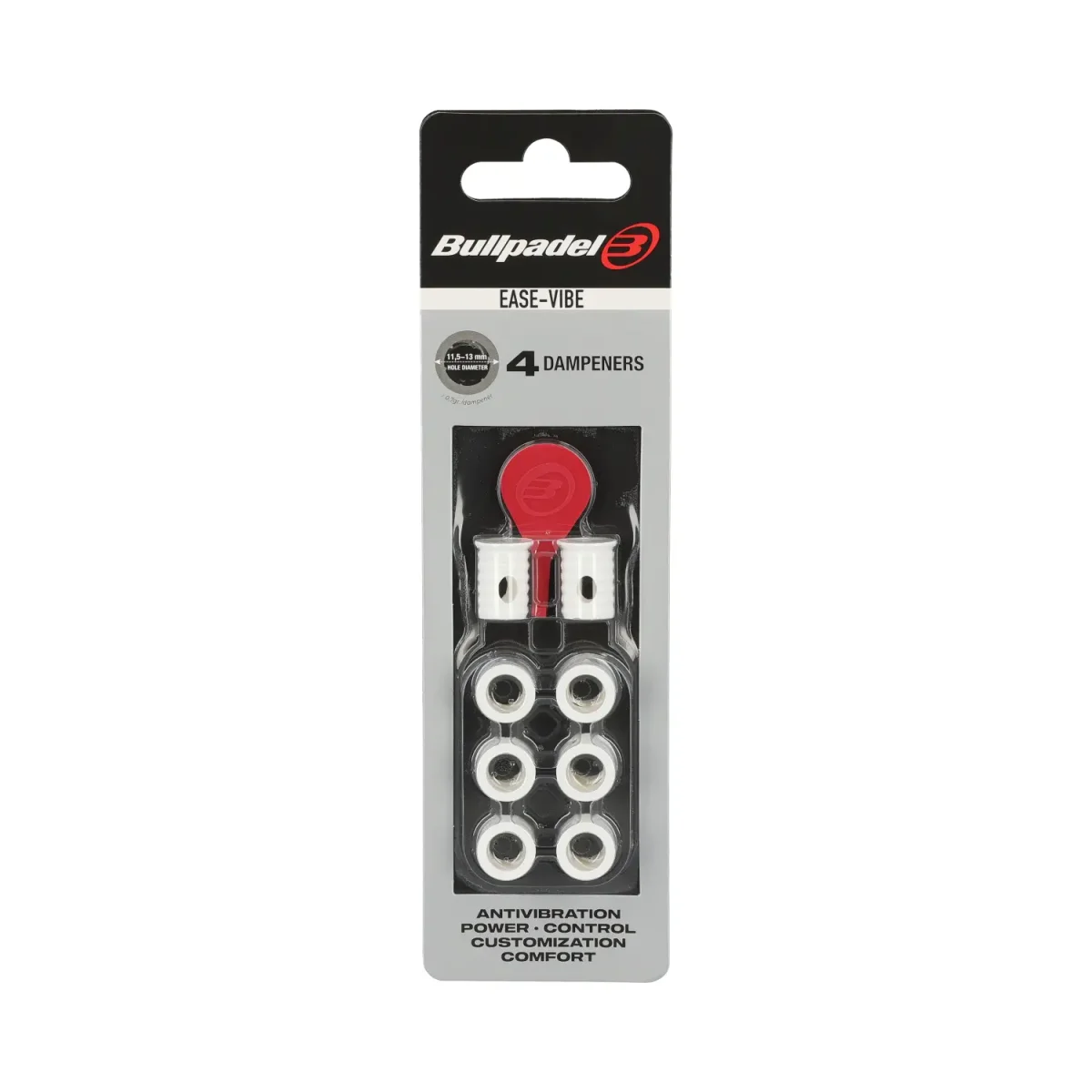 Antivibradores Bullpadel Ease Vibe Blanco - Imagen 2