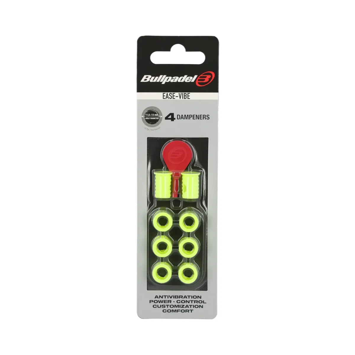 Antivibradores Bullpadel Ease Vibe Amarillo Azufre Fluor - Imagen 2