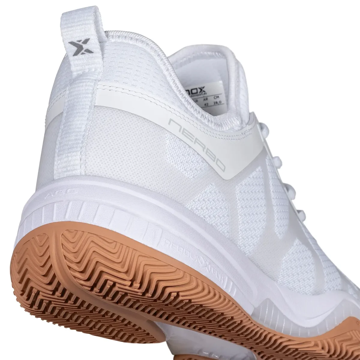 Zapatillas Nox Nerbo White/Gum Rubber 2026 - Imagen 6