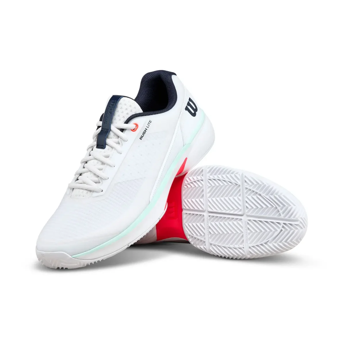 Zapatillas Wilson Rush Lite 5 Clay Wh/Bay/F 2026 - Imagen 5