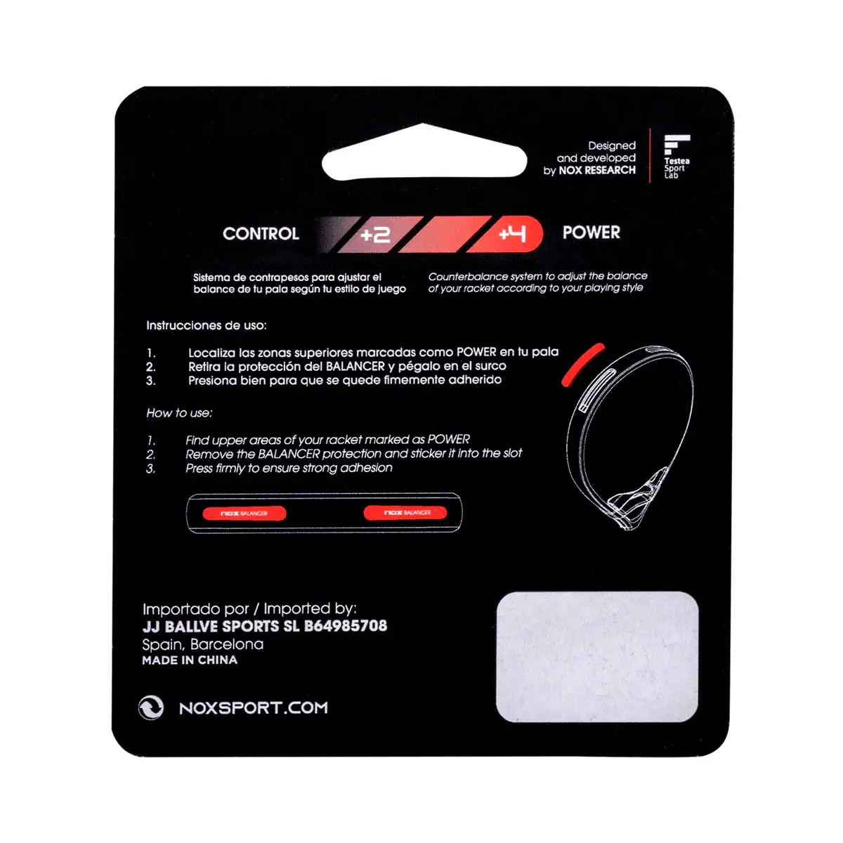 Blister Pesos Nox Weight Balancer - Imagen 3