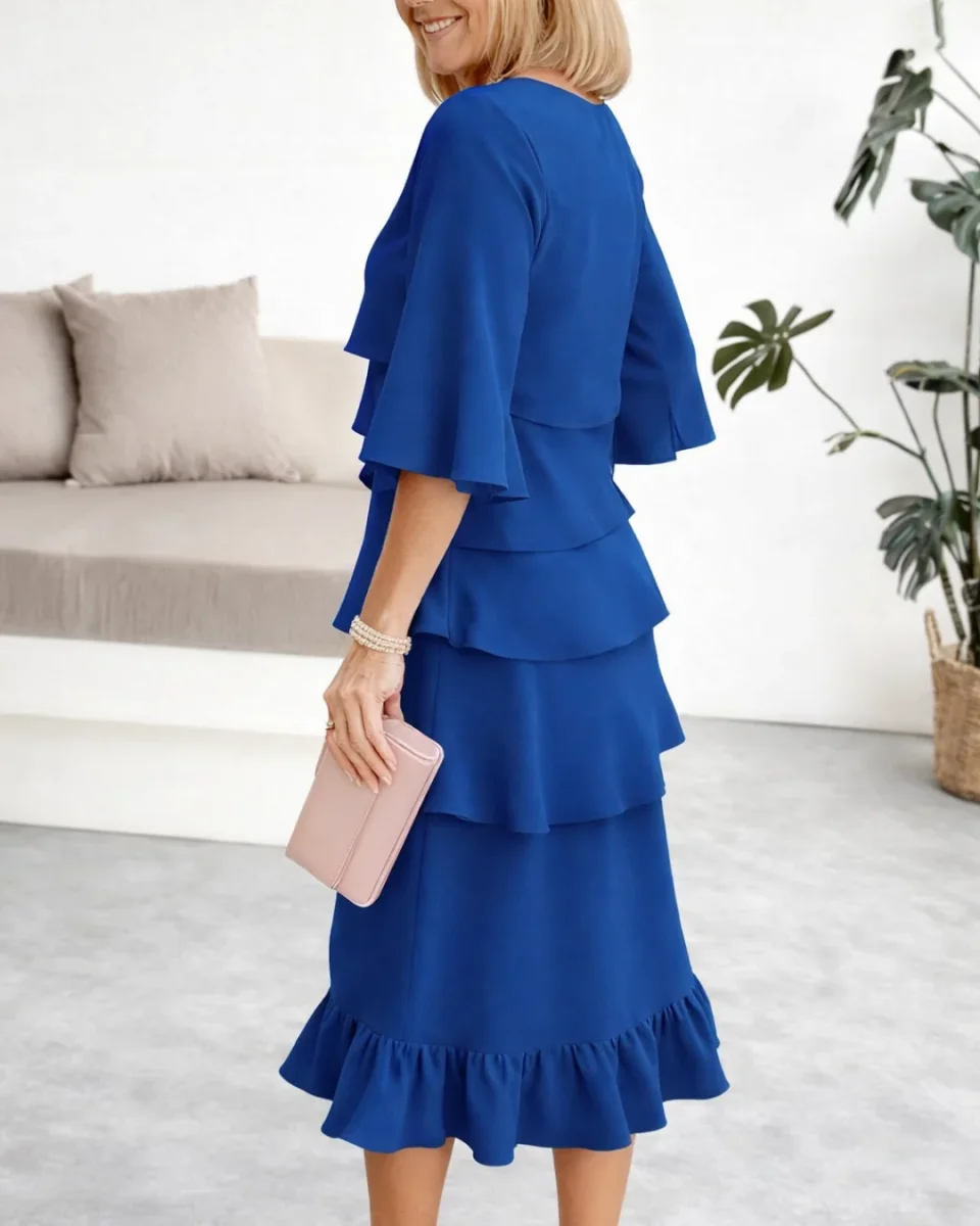 Margaret | Vestido Midi con Volantes para Mujer - Imagen 5