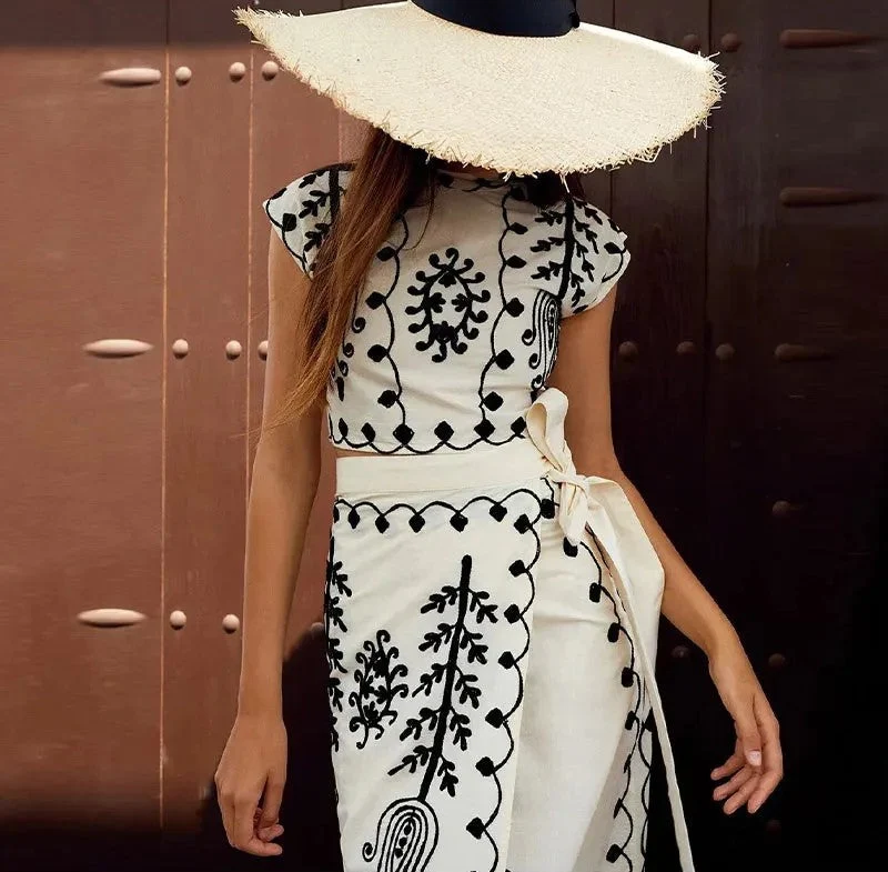 Melissa™ - Conjunto de top y falda larga - Imagen 3