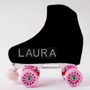 Nombre Strass en Fundas Cubre Patín
