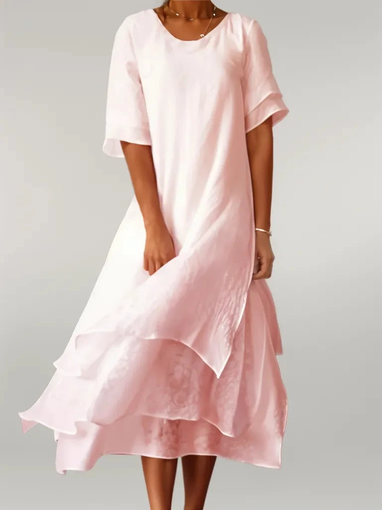 ELOISE | Elegante vestido largo de algodón - Imagen 2
