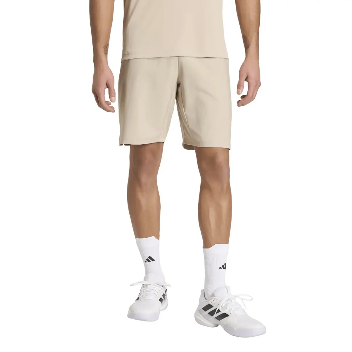 Pantalon Corto Adidas Club 3STR Kaki 2026 - Imagen 5