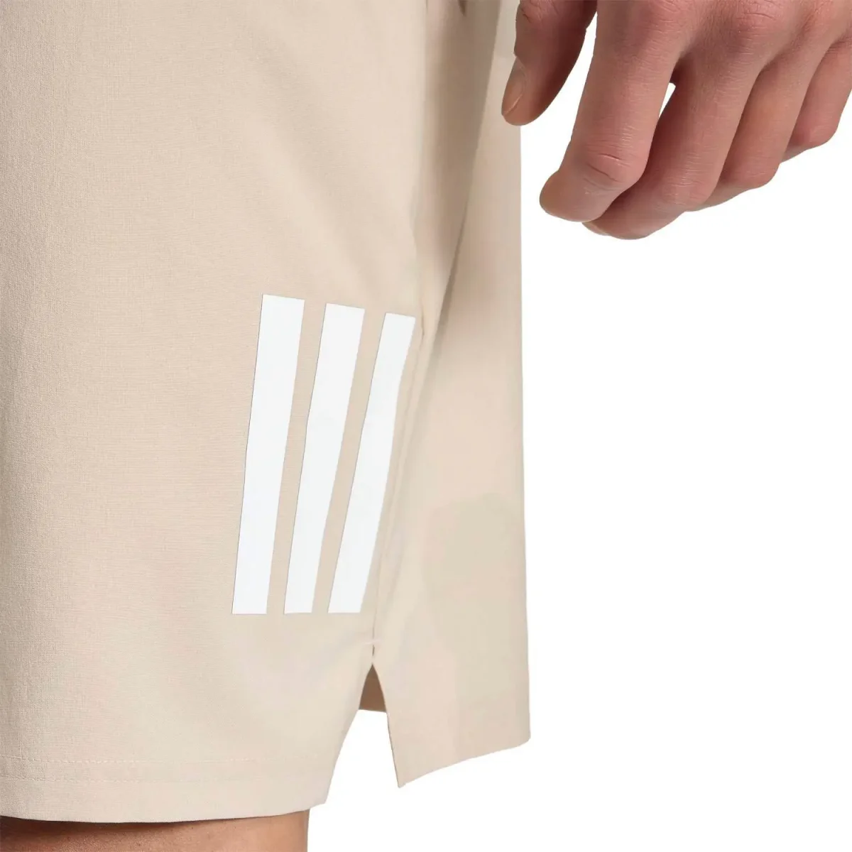 Pantalon Corto Adidas Club 3STR Kaki 2026 - Imagen 4