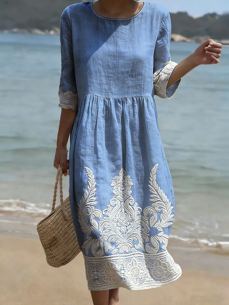 Ambre | Vestido Floral Elegante para Mujer - Imagen 2