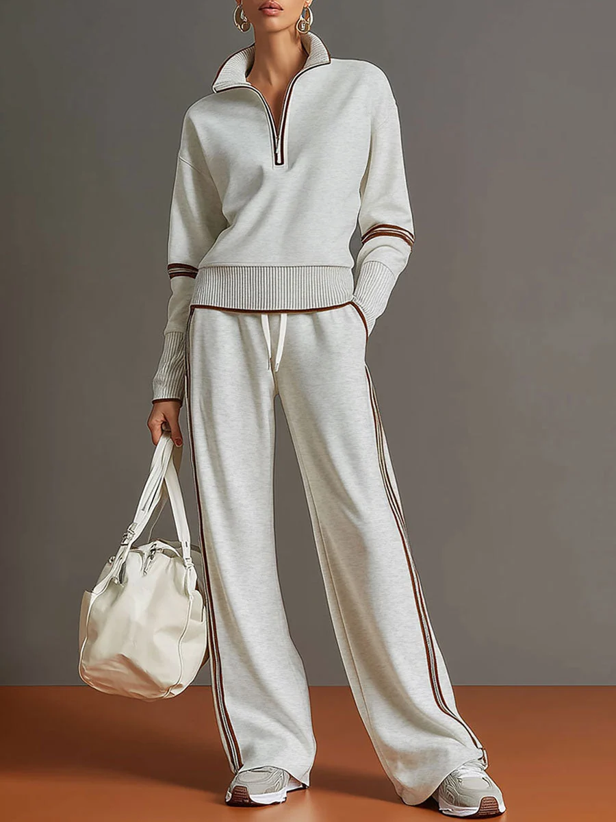 Marietta | Blusa y pantalón con piernas anchas para Mujer - Imagen 2