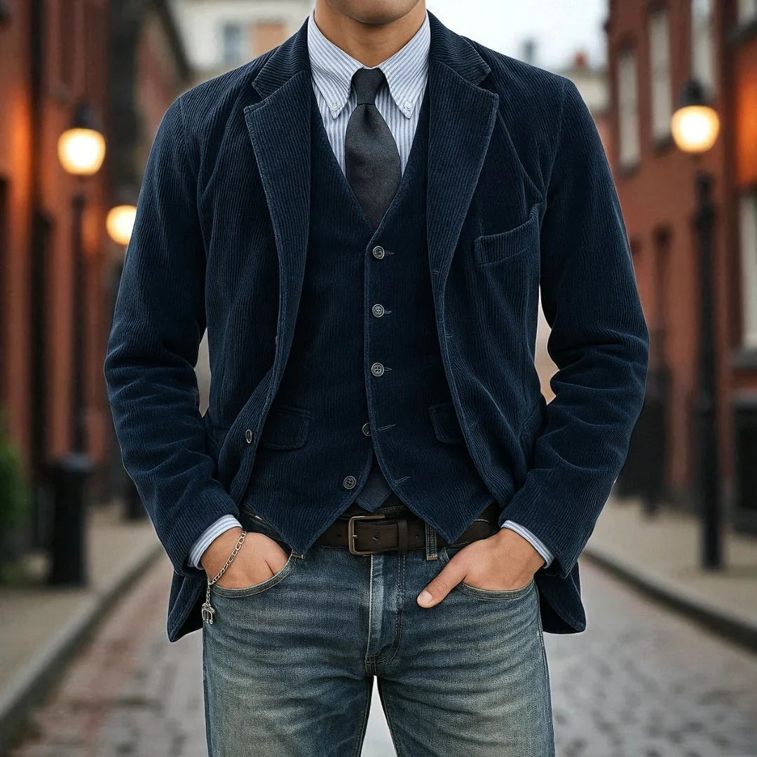 Tommy™ | Conjunto de 2 piezas: Blazer y Chaleco - Imagen 9
