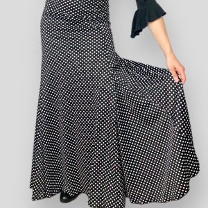 Falda de Flamenca Lunares Tiro Alto