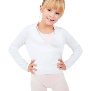 Chaqueta de Lana Infantil Blanca Capezio
