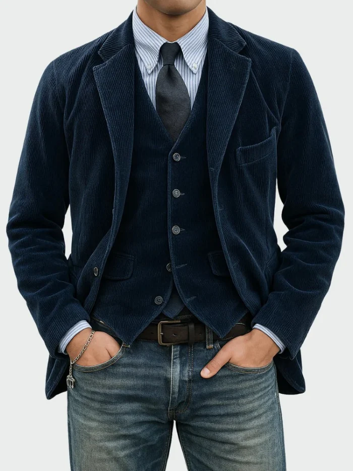 Tommy™ | Conjunto de 2 piezas: Blazer y Chaleco - Imagen 2