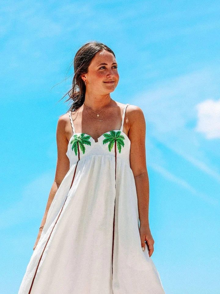 Celeste™ Vestido con tirantes de primavera/verano - Imagen 5